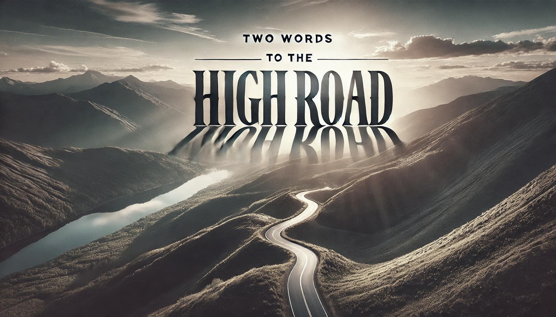 Sometimes the High Road is Only Two Words Away